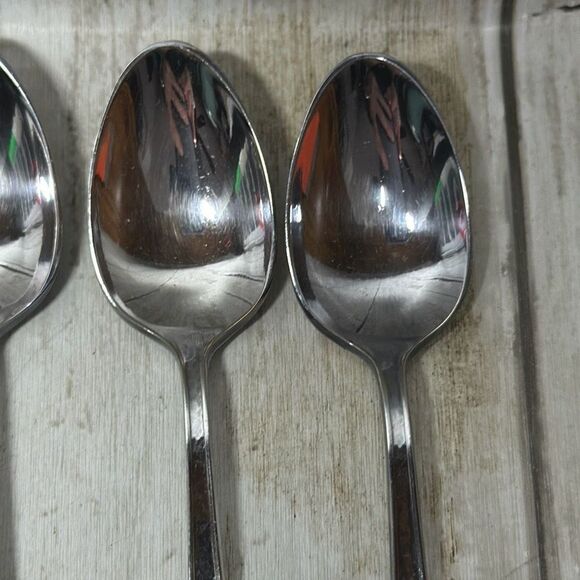1856 R. Wallace set of 6 Baby Spoons in Original Box no Lid - Picture 9 of 11